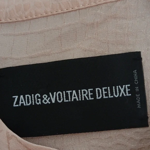 ZADIG & VOLTAIRE..RICY JAC SILK DRESS..SMALL - Picture 11 of 16